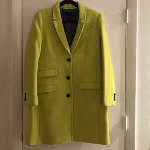 Banana republic neon wool-blend coat